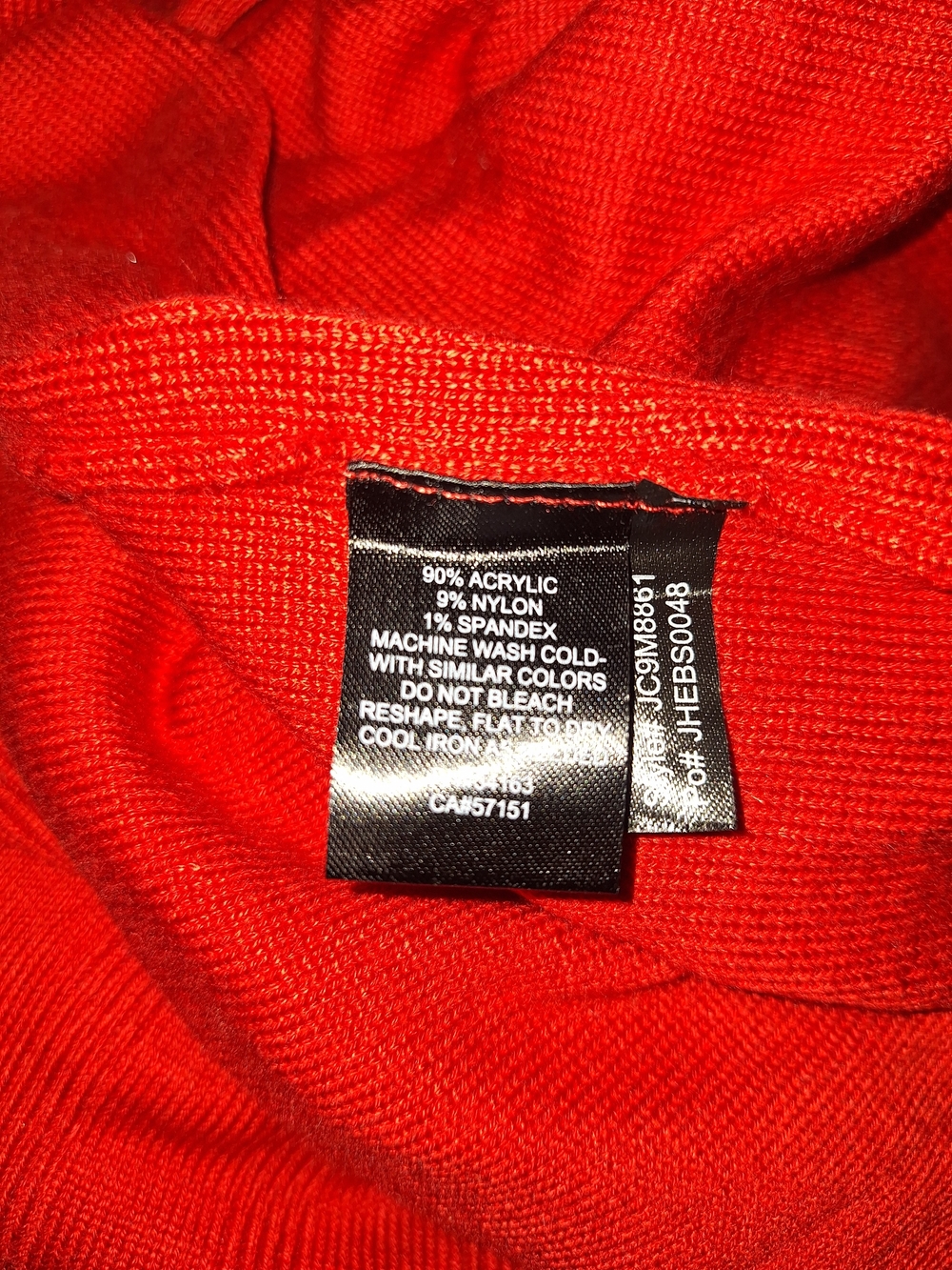JH Collectibles Red Long-Sleeve Fit-and-Flare Knit Dress - Picture 7 of 7